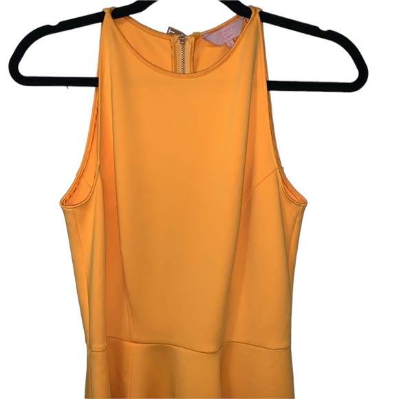 Ted Baker London Dresses & Skirts - Ted Baker Skater Dress Bright Orange Mini Dress A-Line